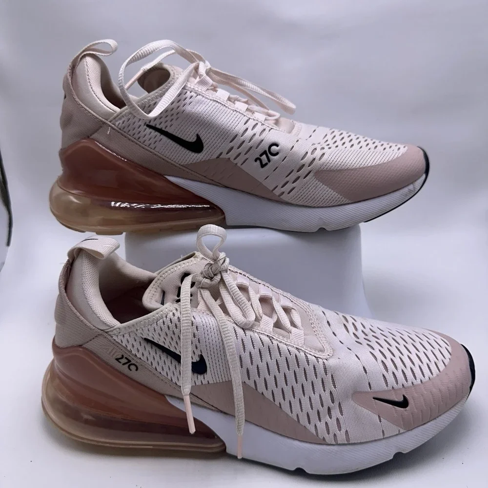 Womens NIKE AIR MAX 270 PINK-BLACK Size 11 AH6789-604 Shoes - Picture 6 of 10